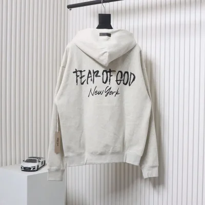 Fear Of God Hoodie With New York Limited Print - etkick reps