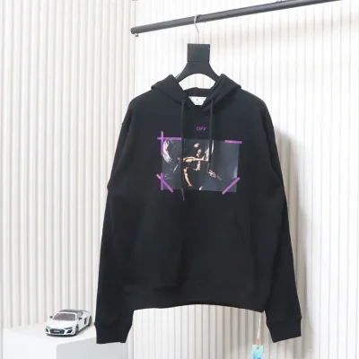 Off-White Hoodie With Religious Virgin Print - etkick reps