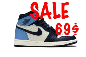 Air Jordan 1 Retro High Obsidian UNC Replica