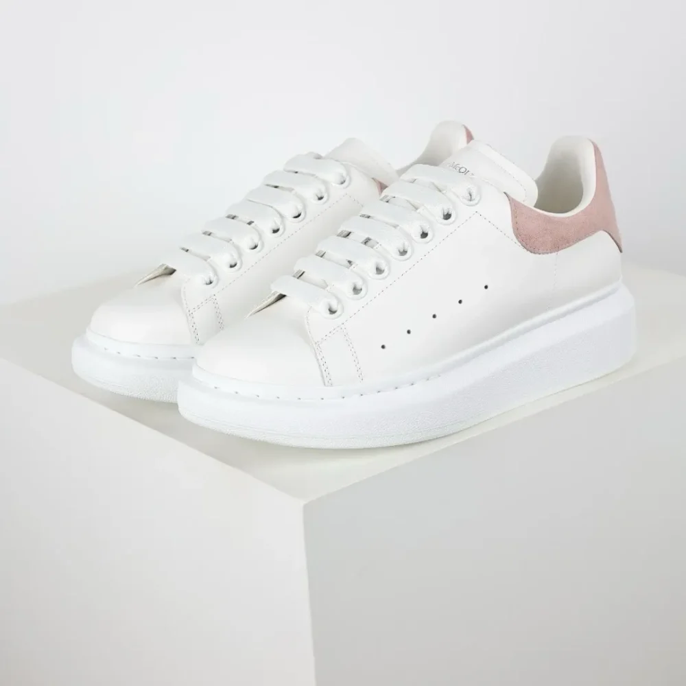 Alexander McQueen Oversized Sneaker White/Patchouli for Women - etkick reps