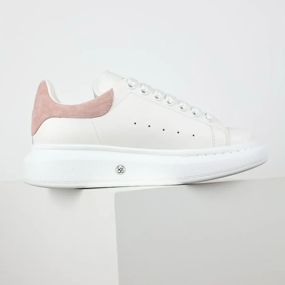 Alexander McQueen Oversized Sneaker White/Patchouli for Women - etkick reps