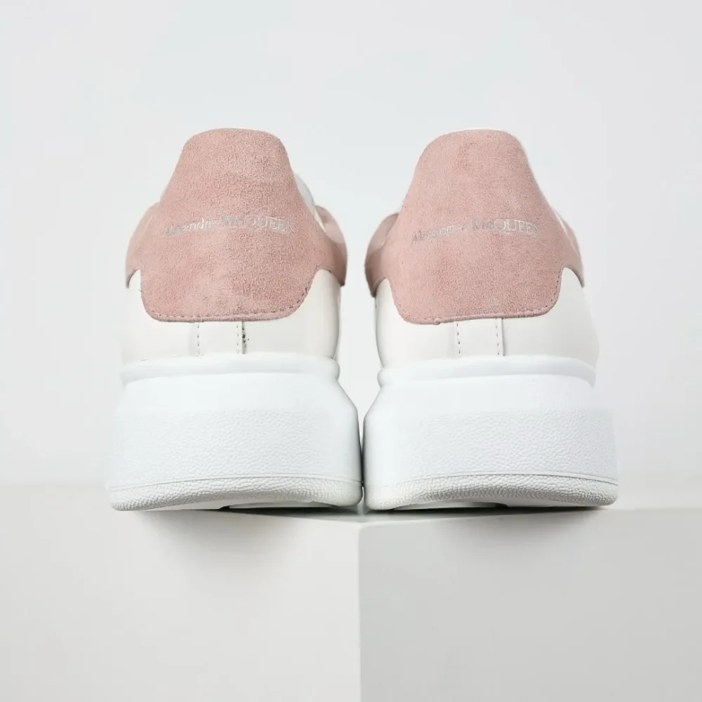 Alexander McQueen Oversized Sneaker White/Patchouli for Women - etkick reps