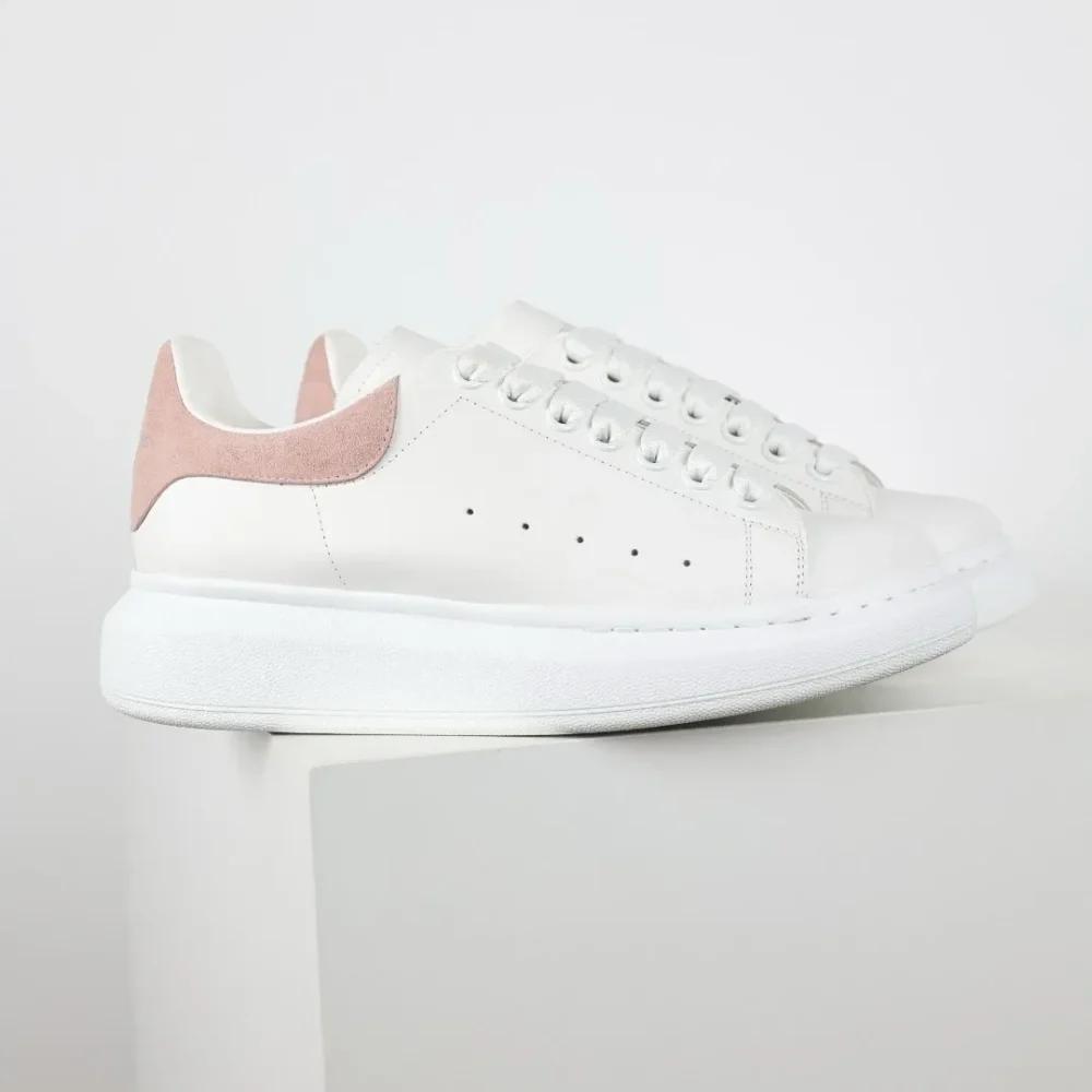 Alexander McQueen Oversized Sneaker White/Patchouli for Women - etkick reps