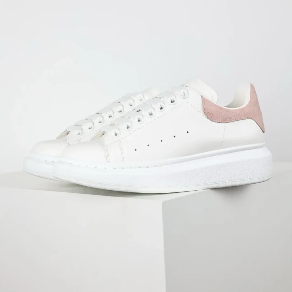 Alexander McQueen Oversized Sneaker White/Patchouli for Women - etkick reps