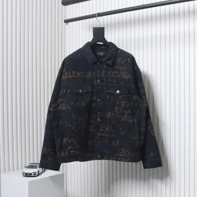 Balenciaga Color-Printed Allover Jacket - etkick reps