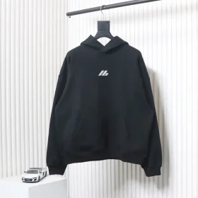 Balenciaga Hoodie With Reflective Lb Letter Print