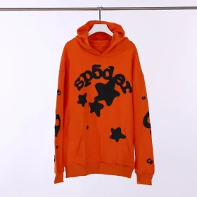 Buy the Best Sp5der Beluga Hoodie Orange