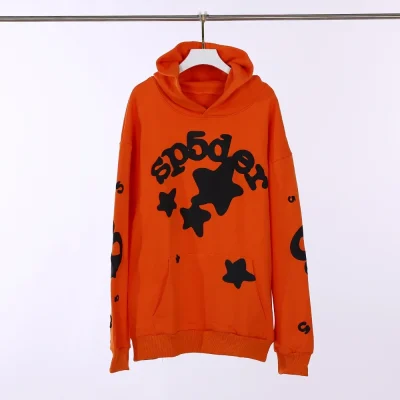 Buy the Best Sp5der Beluga Hoodie Orange - etkick reps