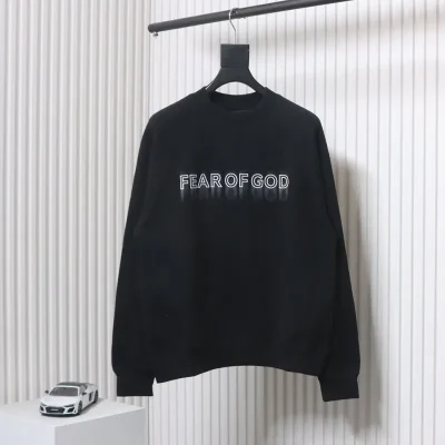 Fear Of God Sweatshirt with Shadow Letter Logo - etkick reps