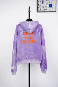 Gallery Dept Purple Tie Dye Hoodie