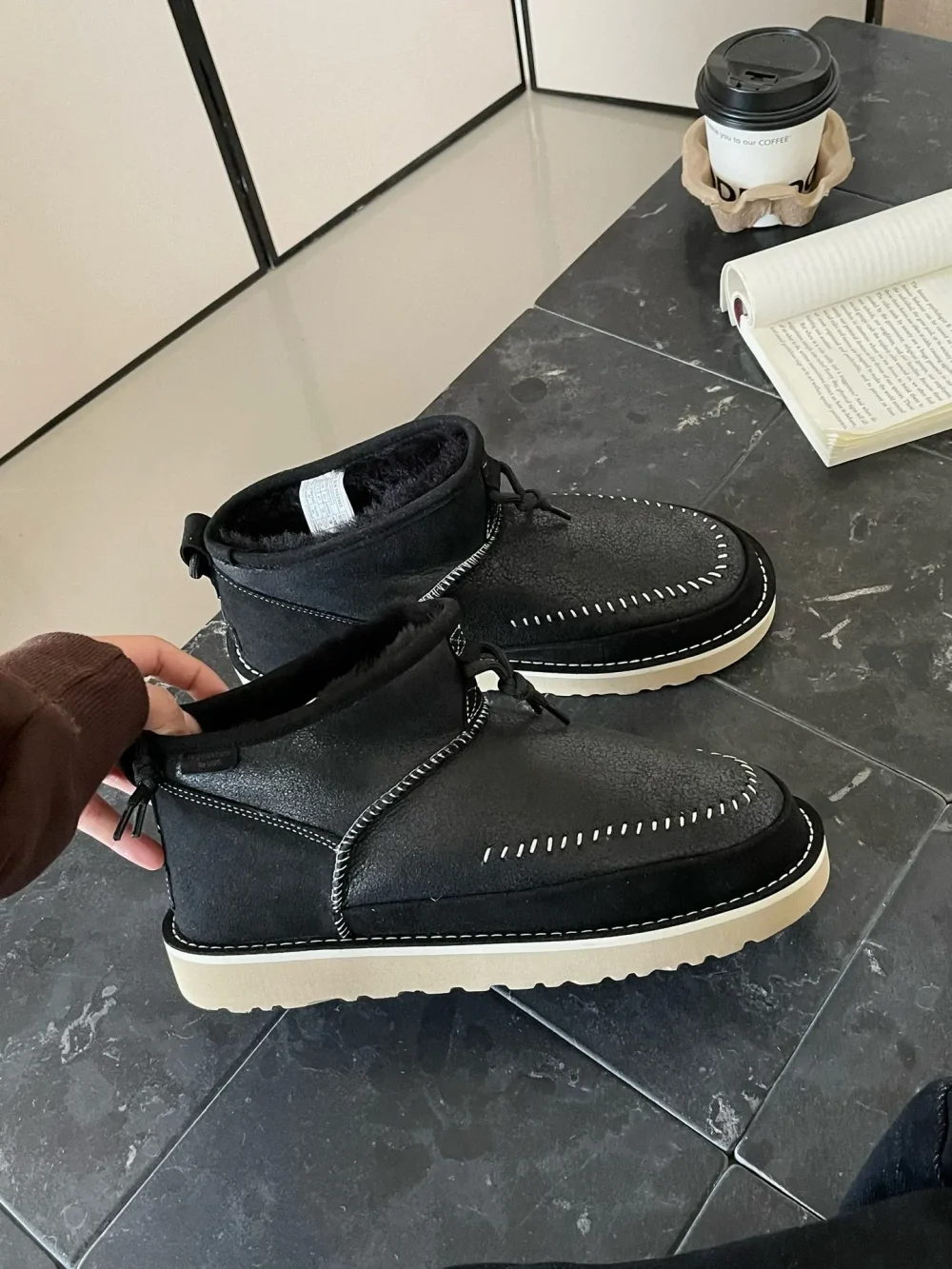 Handmade Newm men’s shoes in black - etkick reps