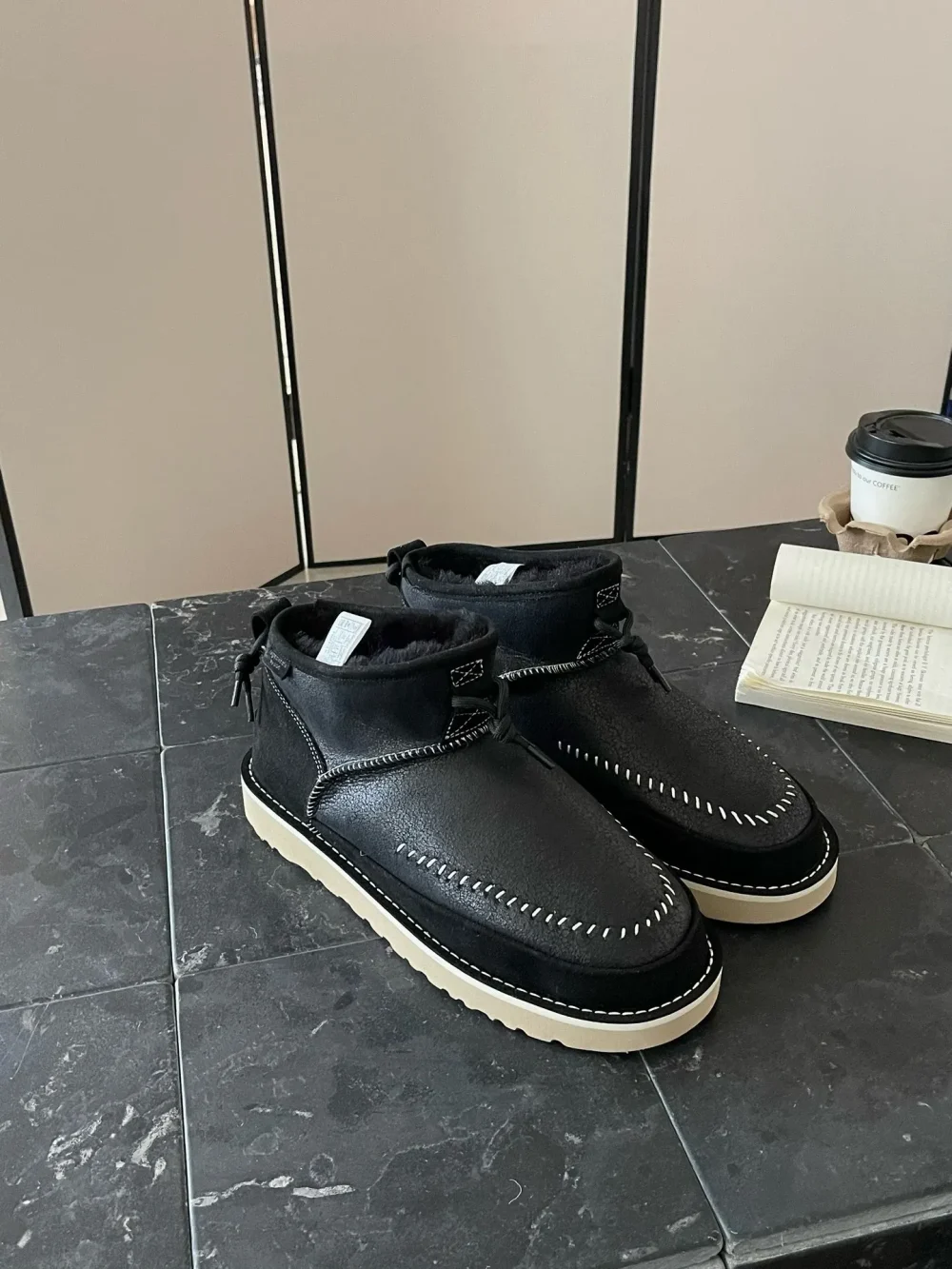 Handmade Newm men’s shoes in black - etkick reps