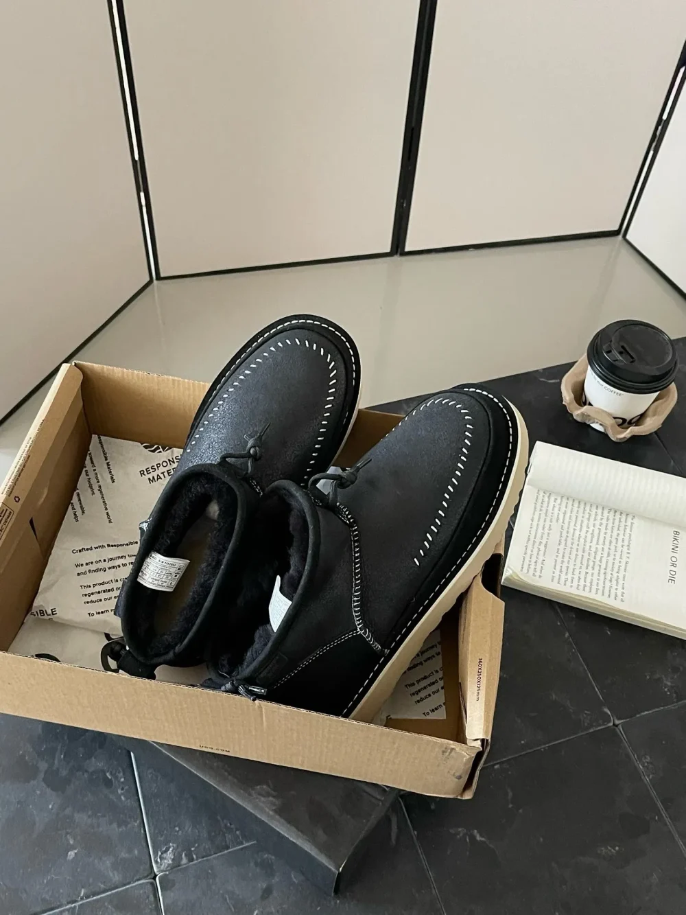 Handmade Newm men’s shoes in black - etkick reps