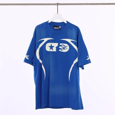 Hellstar Warm-Up T-Shirt Blue - etkick reps