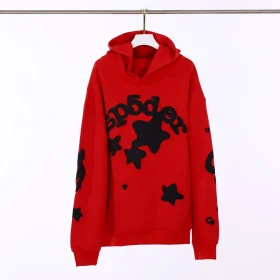 Sp5der Beluga Hoodie Red/Black