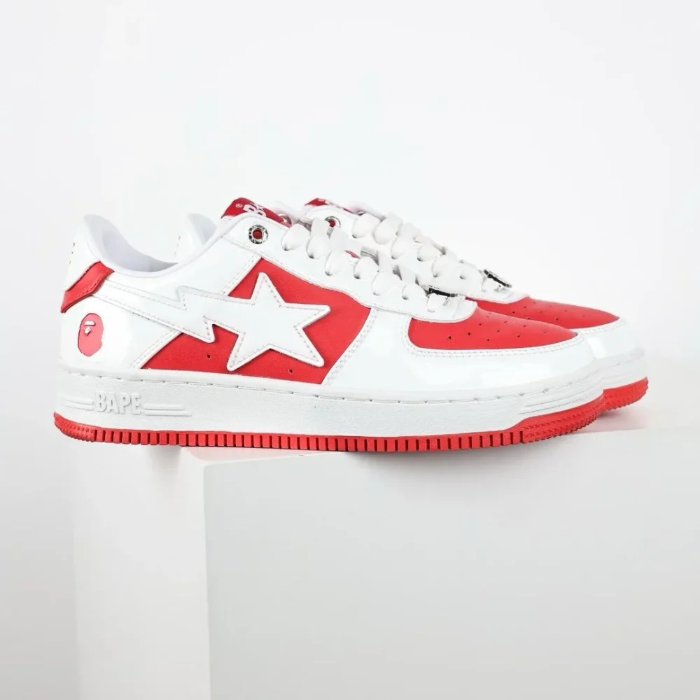 A BATHING APE STA SUEDE HEEL – WHITE - etkick reps