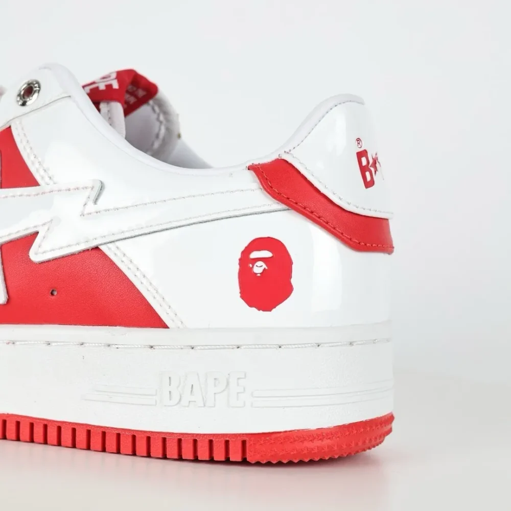 A BATHING APE STA SUEDE HEEL – WHITE - etkick reps