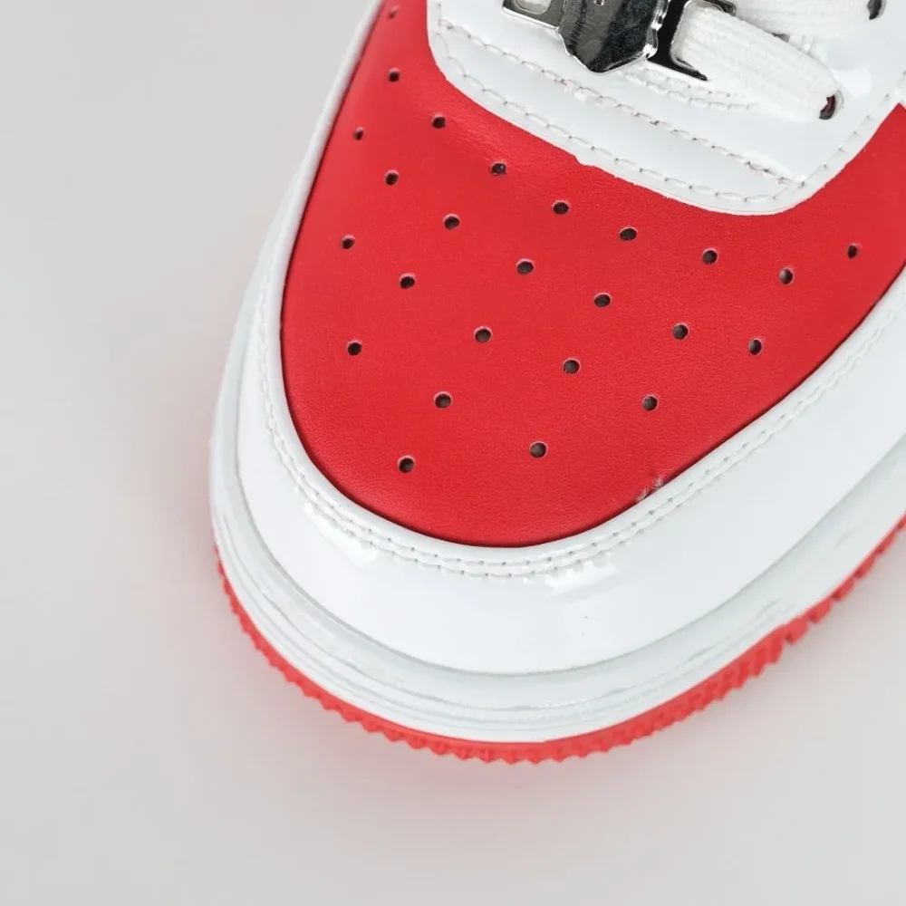 A BATHING APE STA SUEDE HEEL – WHITE - etkick reps