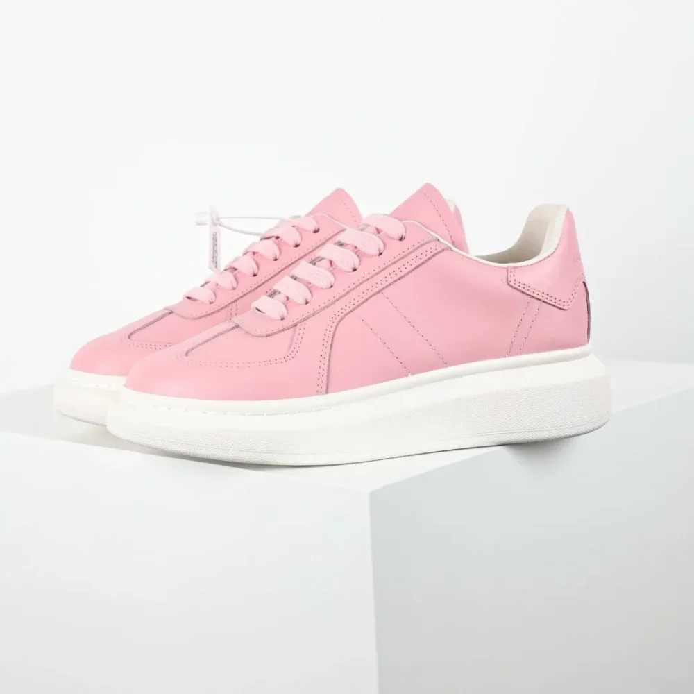 Alexander McQueen Low-Top-Sneaker Rosa - etkick reps