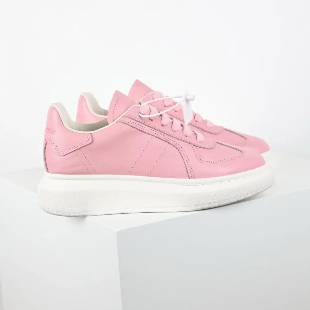 Alexander McQueen Low-Top-Sneaker Rosa - etkick reps