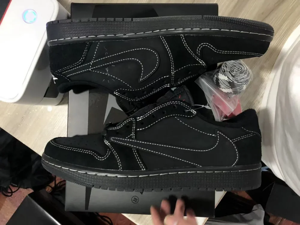 Jordan 1 Low Travis Scott Black Phantom Special Offer - etkick reps