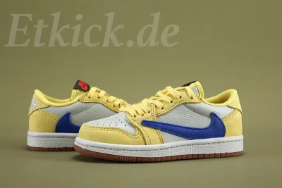 Jordan Kids x Travis Scott Air Jordan 1 Retro Low OG SP Canary - etkick reps