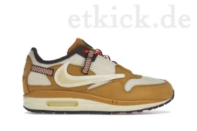 Air Max 1 Travis Scott Cactus Jack Wheat Lemon Yellow