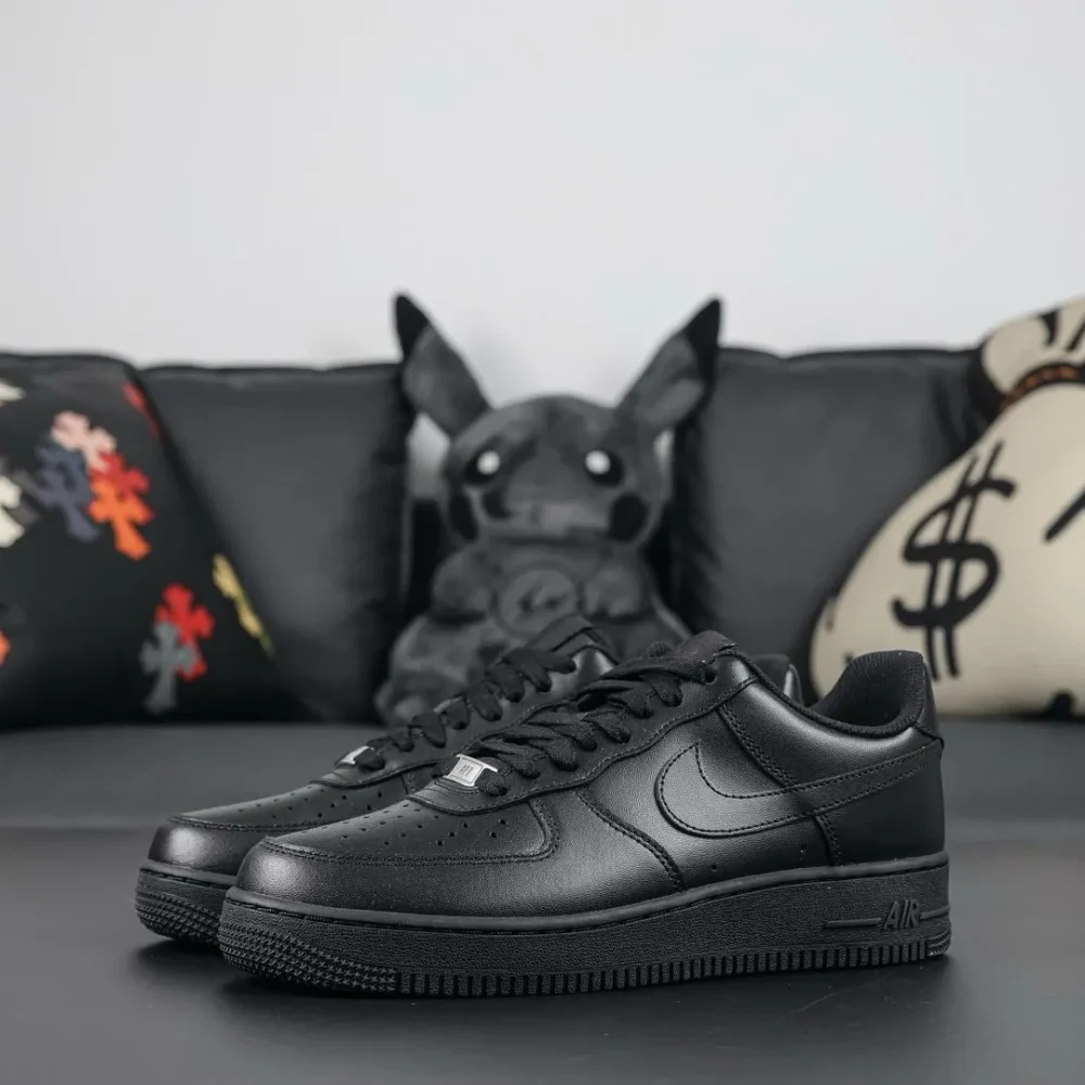 Air Force 1 FlyEase Triple Black Low Top - etkick reps