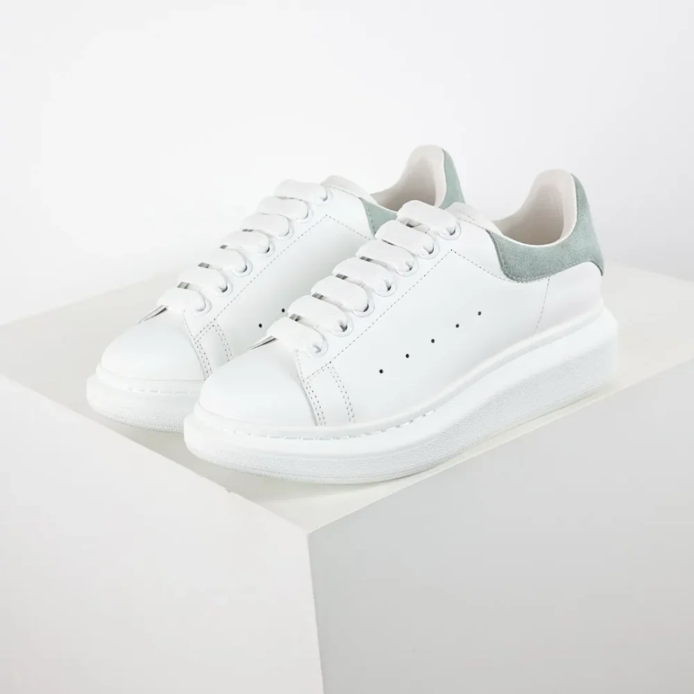 Alexander McQueen White Shoes “Mint Green” - etkick reps