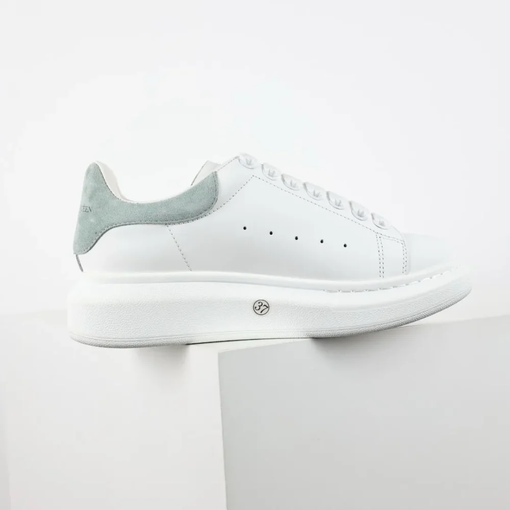 Alexander McQueen White Shoes “Mint Green” - etkick reps