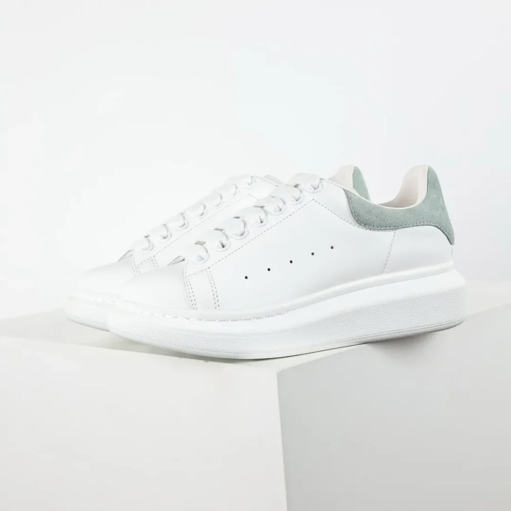 Alexander McQueen White Shoes “Mint Green” - etkick reps