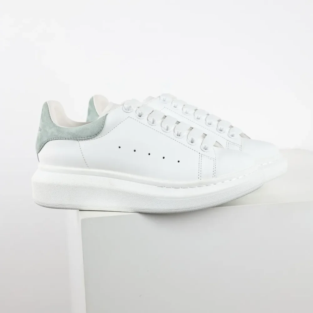 Alexander McQueen White Shoes “Mint Green” - etkick reps