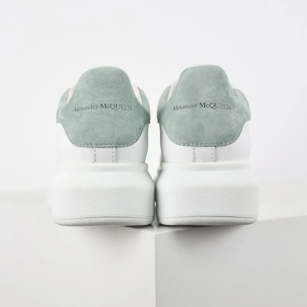 Alexander McQueen White Shoes “Mint Green” - etkick reps