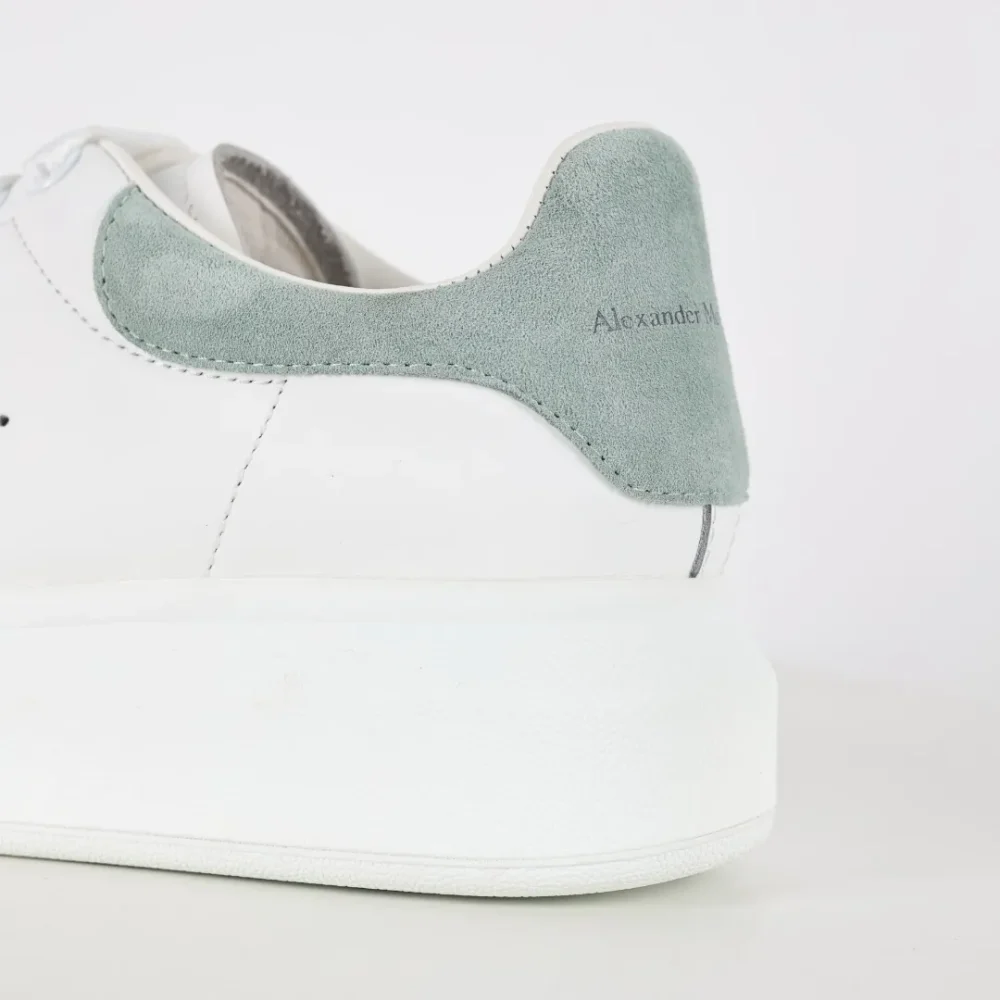 Alexander McQueen White Shoes “Mint Green” - etkick reps