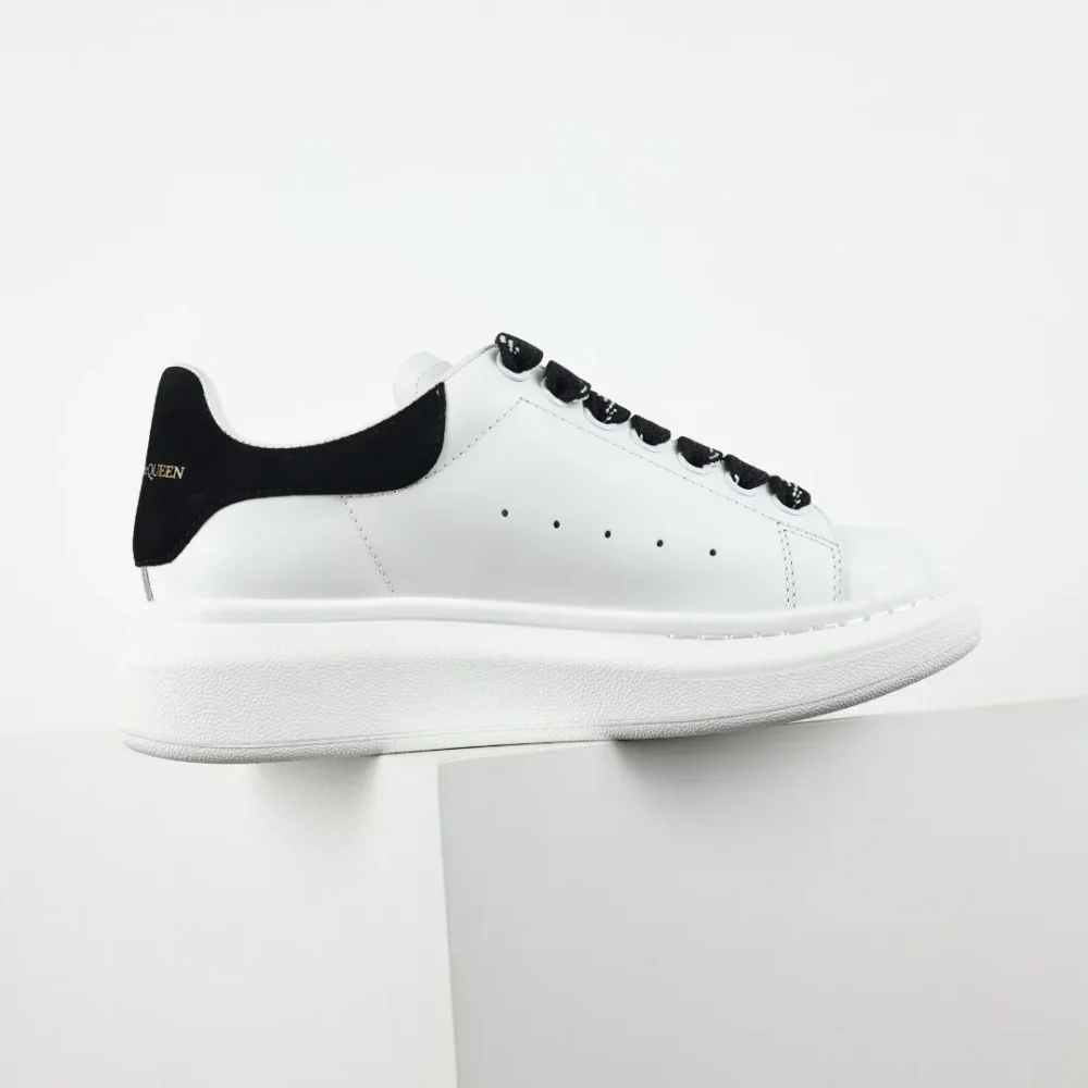 Alexander McQueen white shoes “Black Velvet Tail” - etkick reps