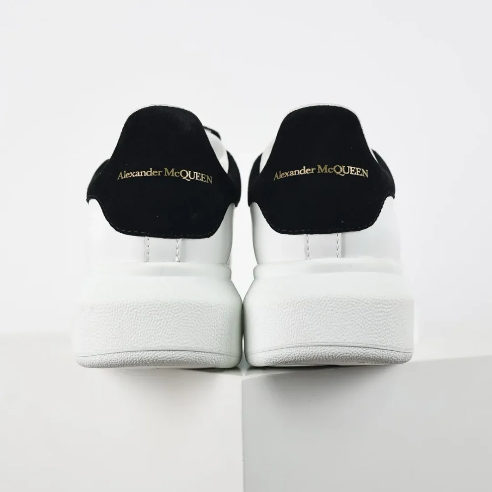 Alexander McQueen white shoes “Black Velvet Tail” - etkick reps