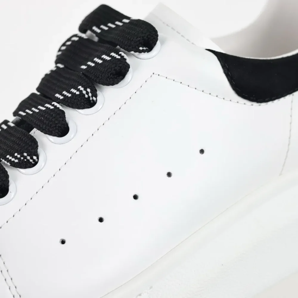 Alexander McQueen white shoes “Black Velvet Tail” - etkick reps