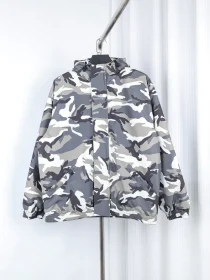 Balenciaga Ski Jacket With Camouflage Pattern