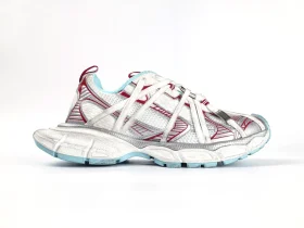Balenciaga 3XL Extreme Laces B Sneaker in White Red Grey