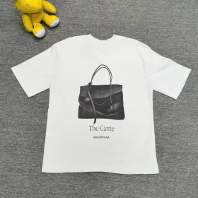 Balenciaga Handbag Direct Injection Printed Short Sleeve T-Shirt