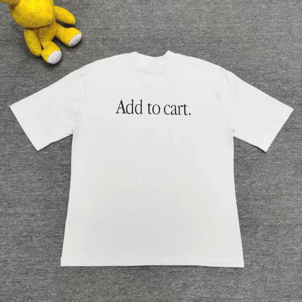 Balenciaga Shoes Front And Back Direct Print Short Sleeve T-Shirt Grey And White - Image 2