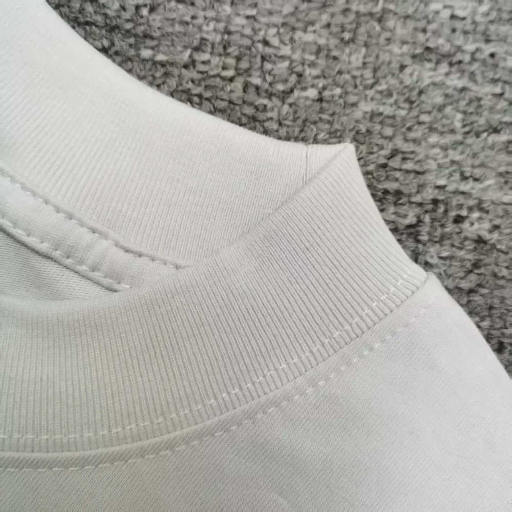 Balenciaga Shoes Front And Back Direct Print Short Sleeve T-Shirt Grey And White - Image 3