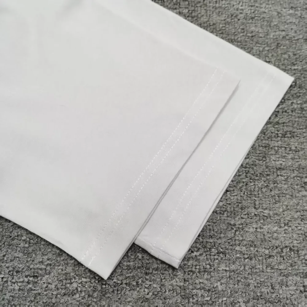 Balenciaga Shoes Front And Back Direct Print Short Sleeve T-Shirt Grey And White - Image 7