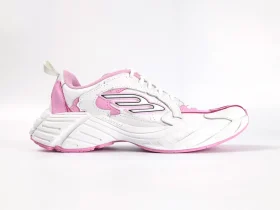 Balenciaga Women's Monday Shoe in Pink Grey White Black