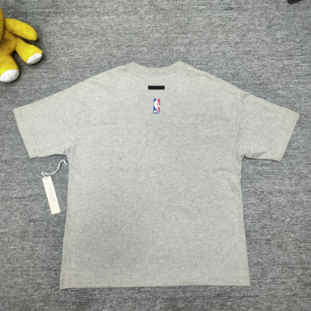 FOG Essentials x NBA Essentials Heat Tee Crew Neck Short Sleeve Black - Image 12