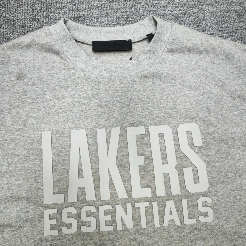 FOG Essentials x NBA Essentials Heat Tee Crew Neck Short Sleeve Black - Image 23