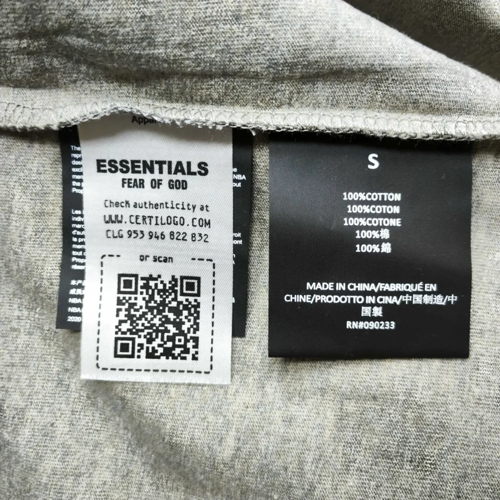 FOG Essentials x NBA Essentials Heat Tee Crew Neck Short Sleeve Black - Image 26