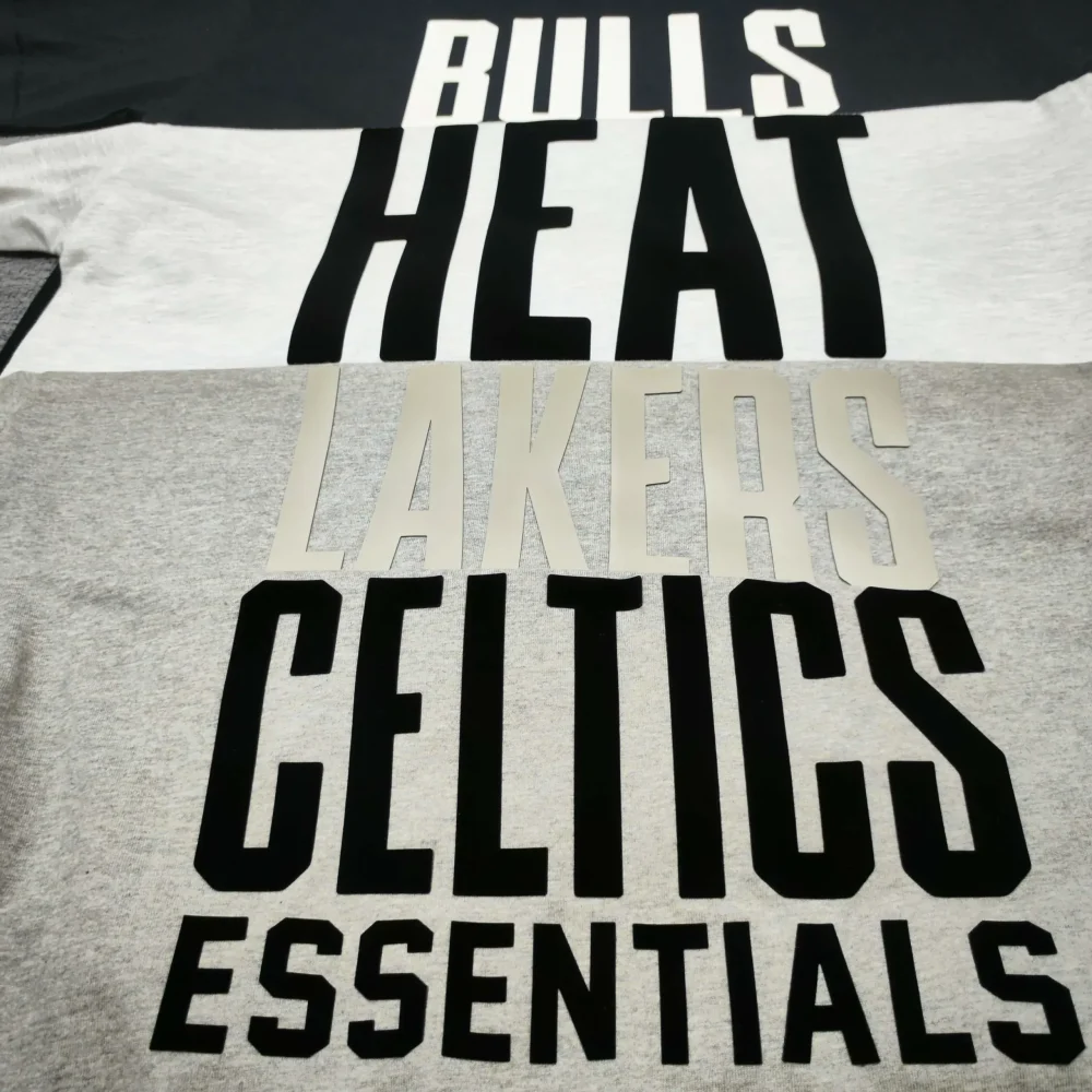 FOG Essentials x NBA Essentials Heat Tee Crew Neck Short Sleeve Black - Image 27