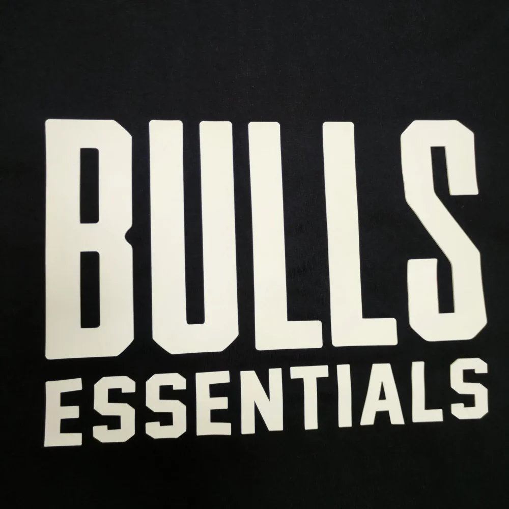 FOG Essentials x NBA Essentials Heat Tee Crew Neck Short Sleeve Black - Image 4