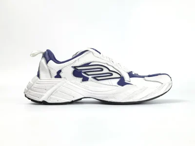 Balenciaga Monday Shoe For Men In Navy Blue And White - etkick reps